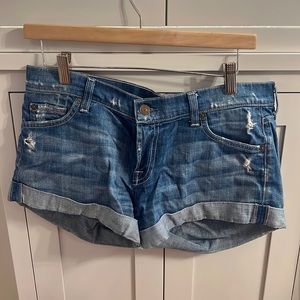 Seven For All Mankind Jean Shorts